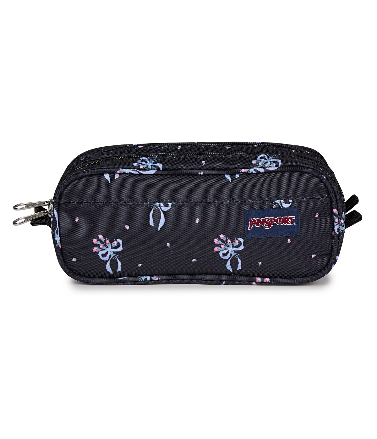 Large Accessory Pouch Pastel Petals Black - ver - 1