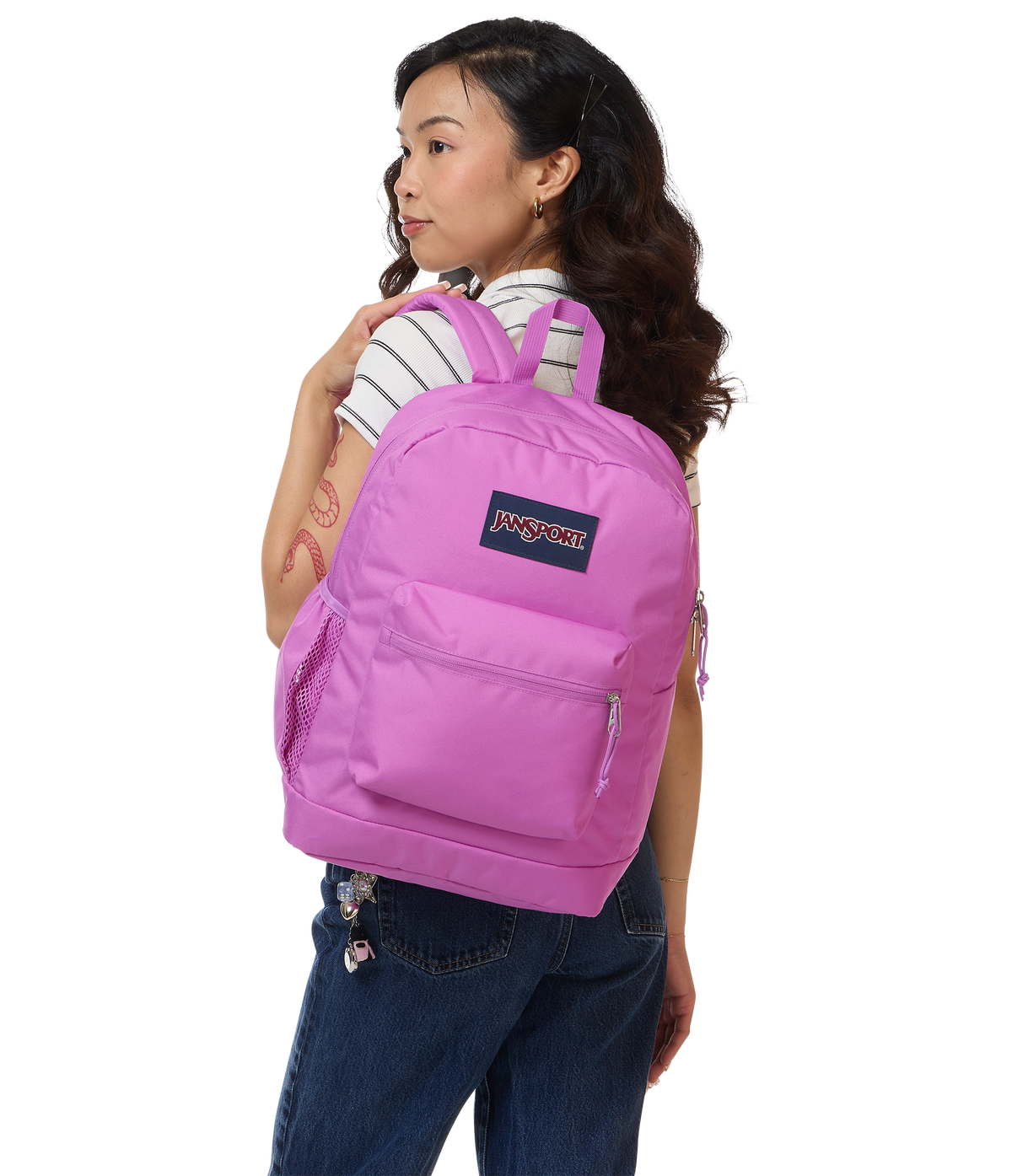 Cross Town Plus Digital Fuschia - ver - 2