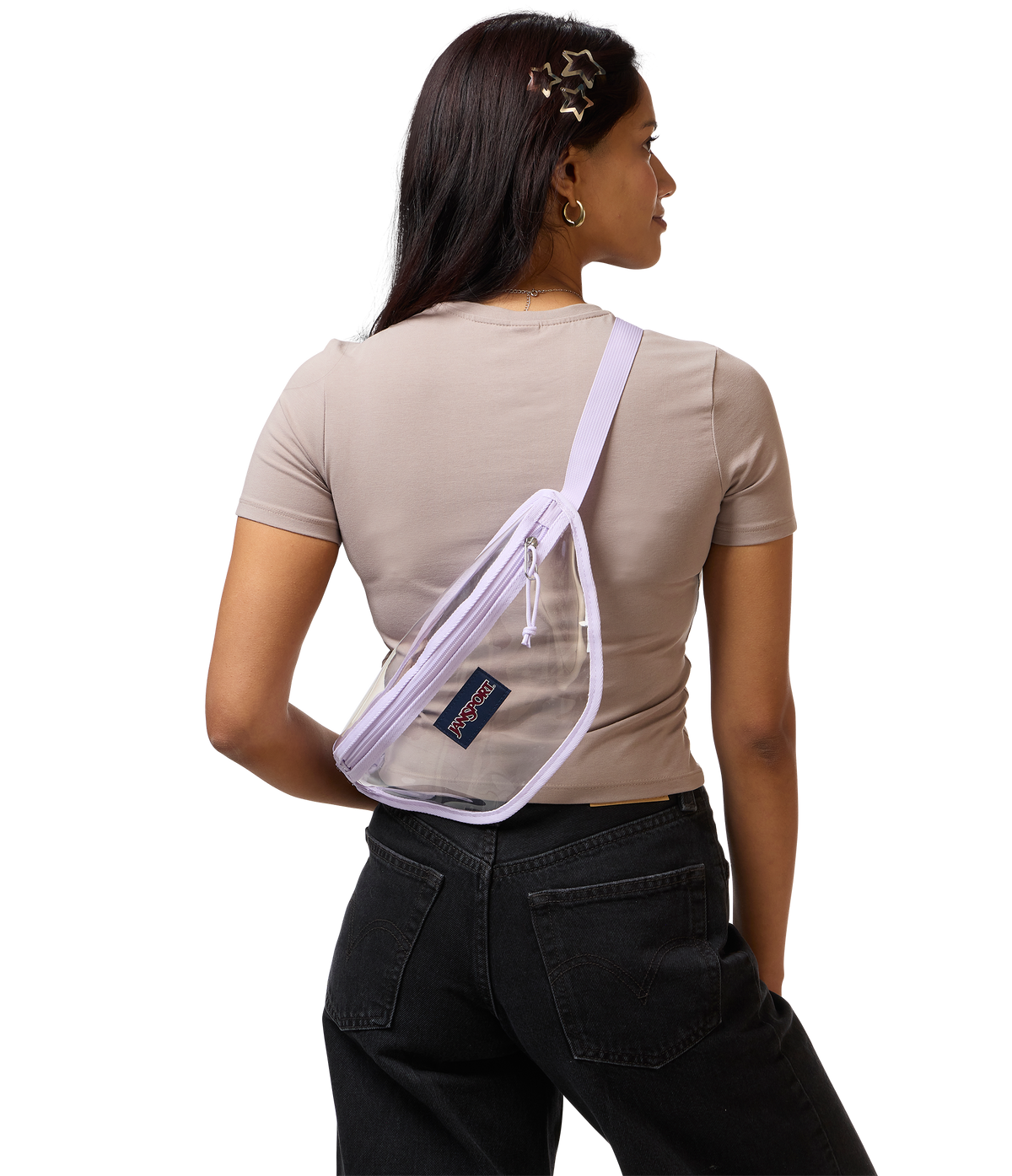 Clear Waistpack Pastel Lilac - ver - 2
